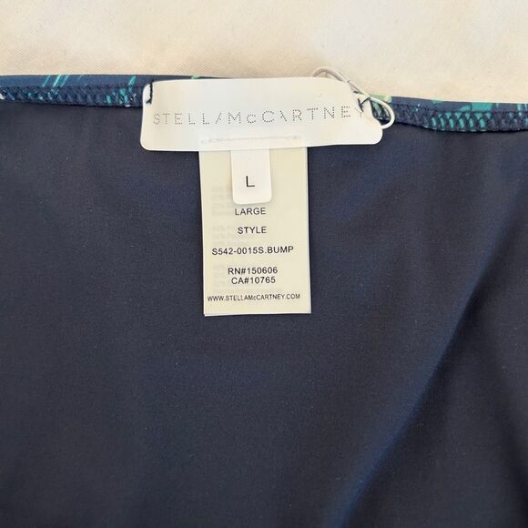 NWT Stella McCartney Bikini Bottoms Blue Marble Print Large String Bikini - Picture 3 of 7